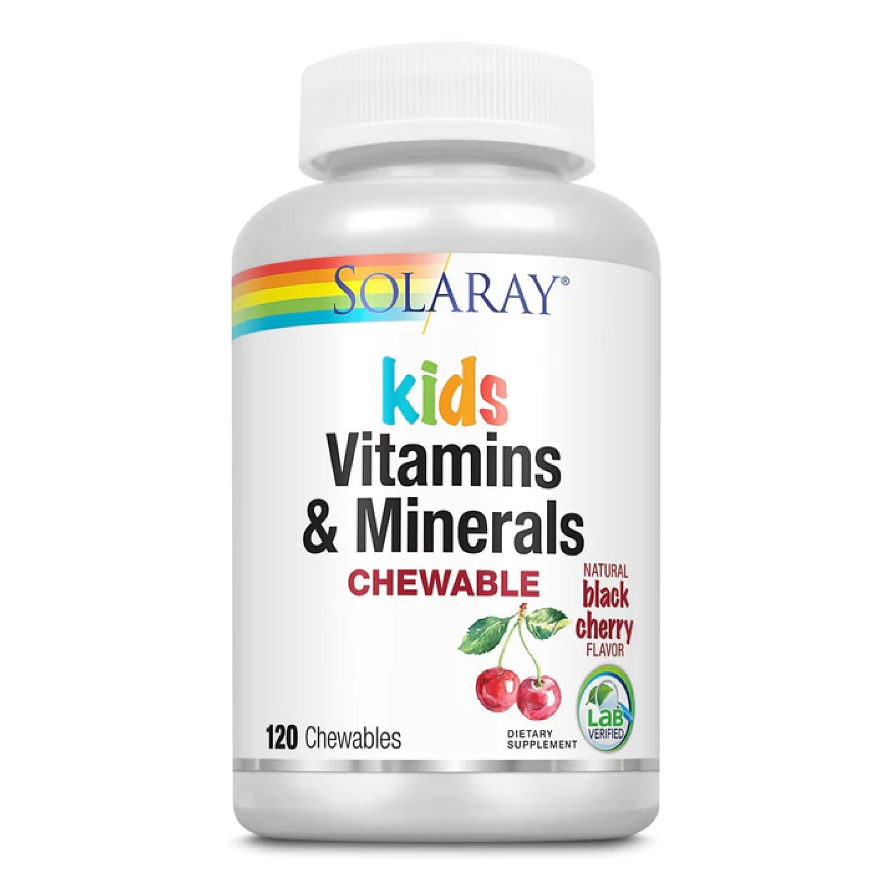 Kids Vitamins & Minerals - 120 chewables Black Cherry фото1