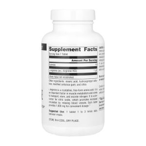 L-Arginine 1000 mg - 100 tabs фото2