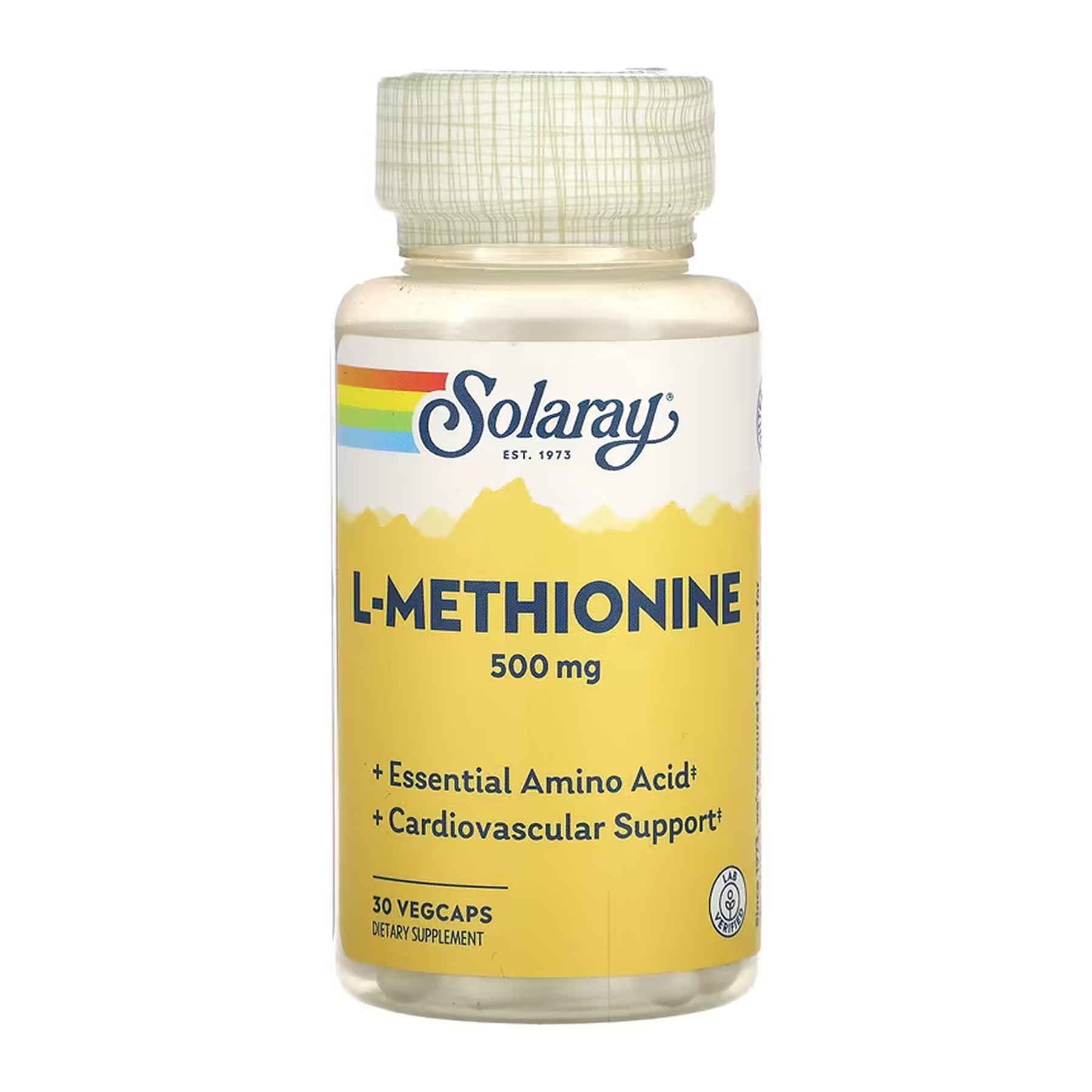 L-Methionine 500mg - 30 vcaps фото1