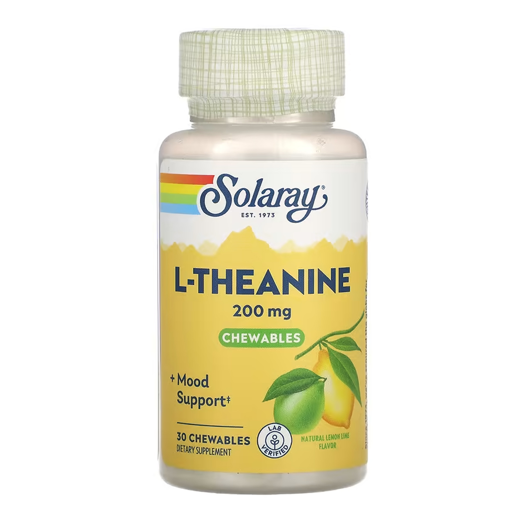 L-Theanine 200mg - 30 chewables фото1