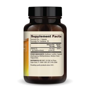 Liposomal Vitamin D3 5000 IU - 30 caps фото2