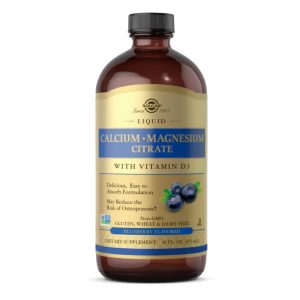 Liquid Calcium Magnesium Citrate with Vitamin D3 - 16 oz Natural Blueberry фото1