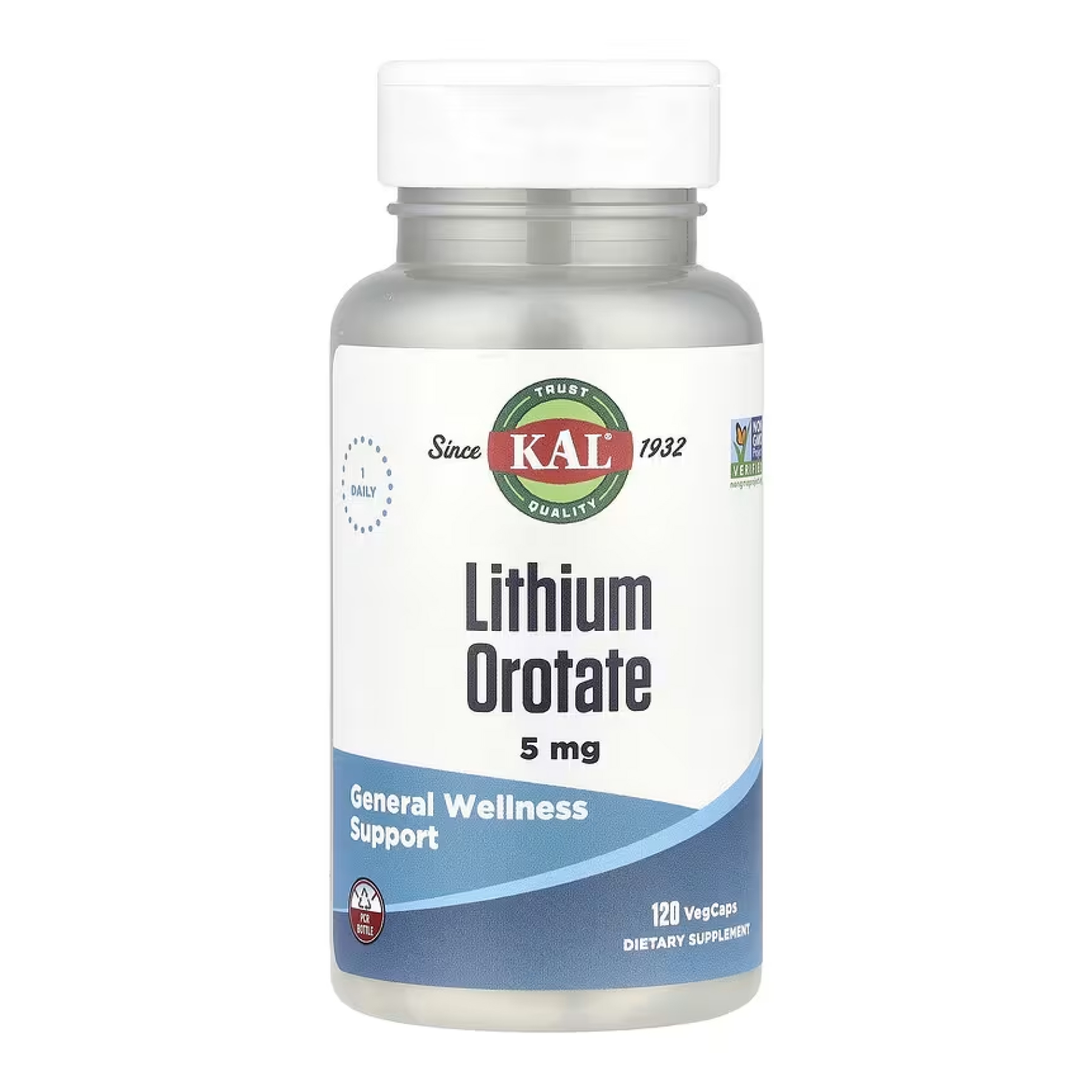 Lithium Orotate 5mg - 120 vcaps фото1