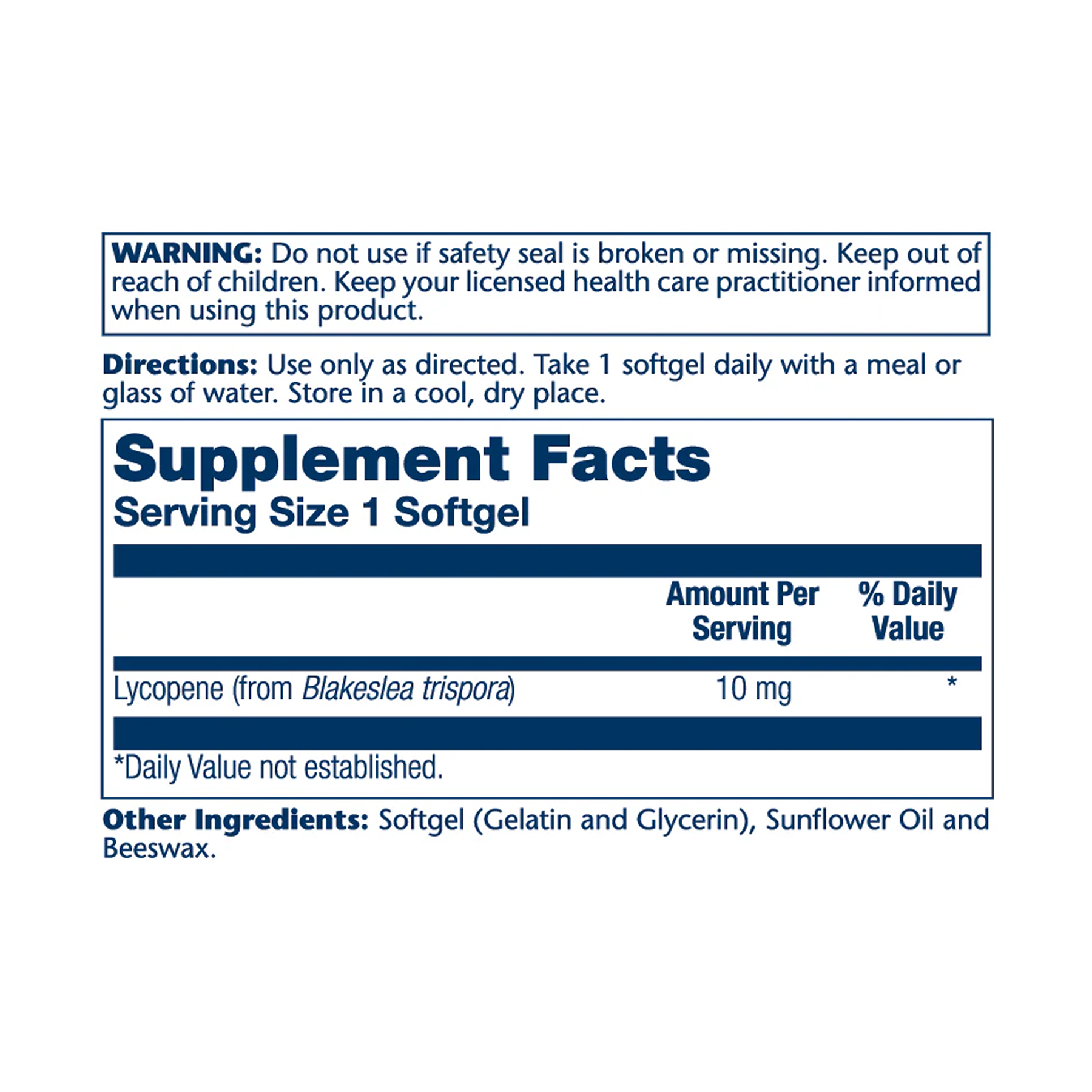 Lycopene 10mg - 60 vcaps фото2
