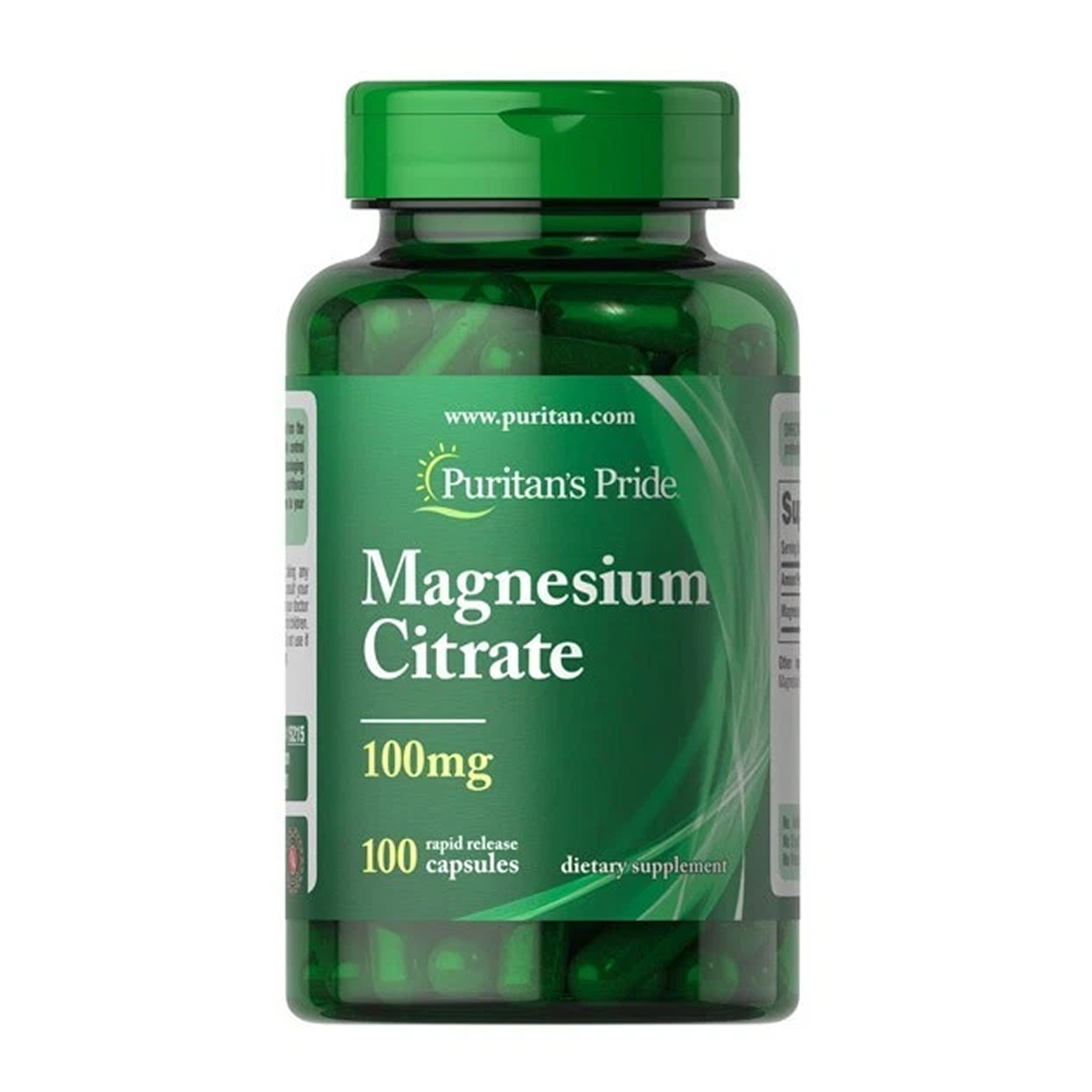Magnesium Citrate 100mg - 100 caps фото1