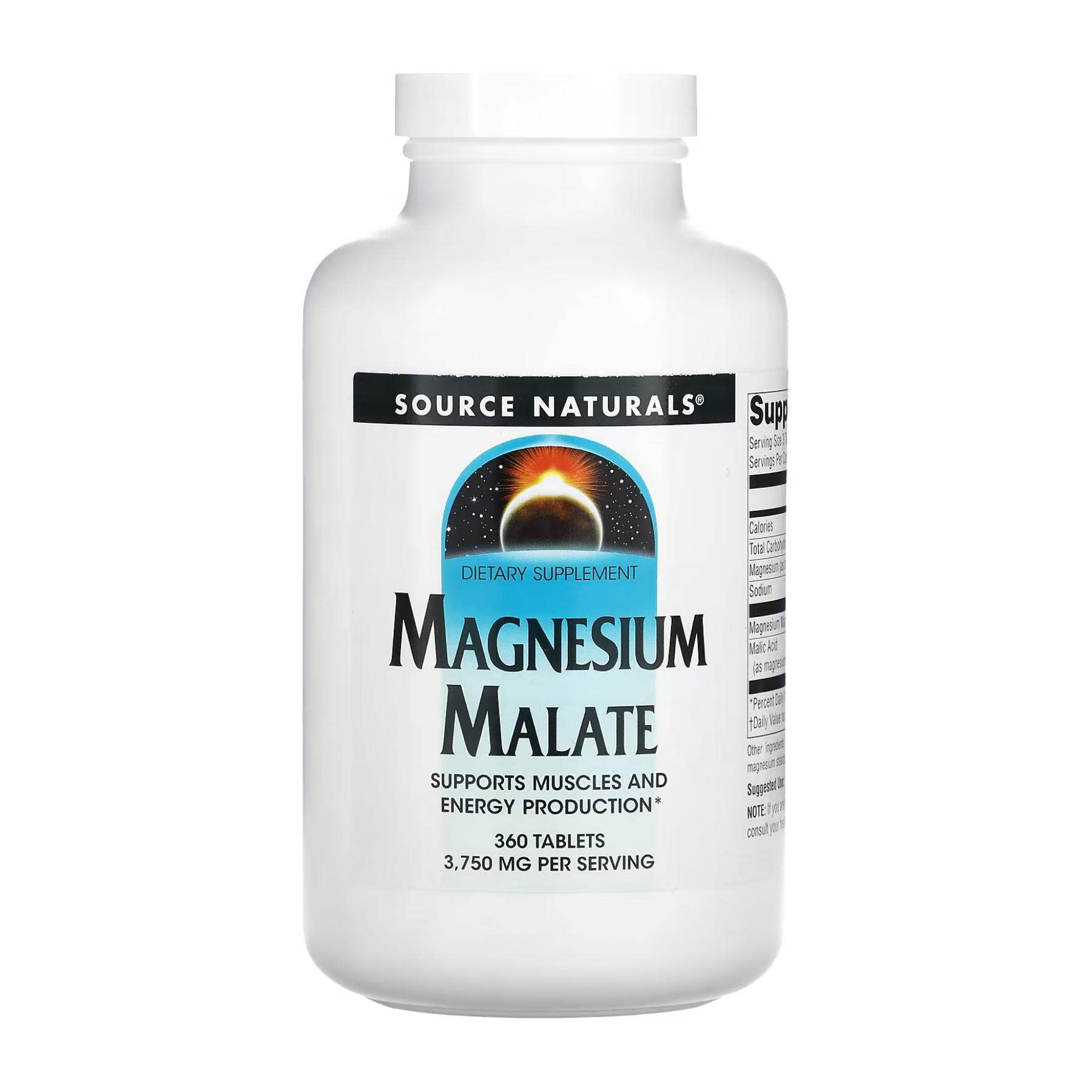 Magnesium Malate 1250mg - 360 tabs фото1