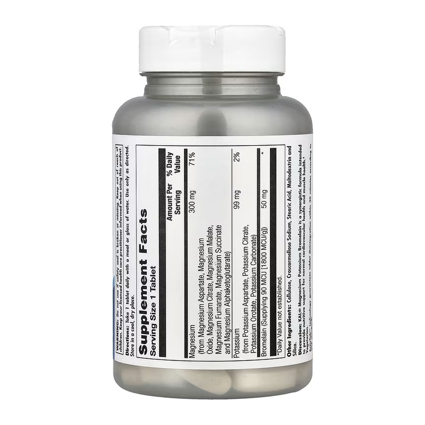 Magnesium Potassium Bromelain - 60 tabs фото2