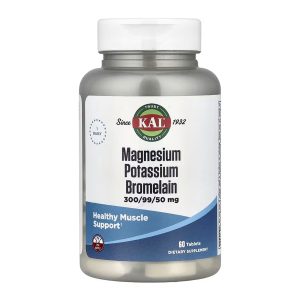 Magnesium Potassium Bromelain - 60 tabs фото1