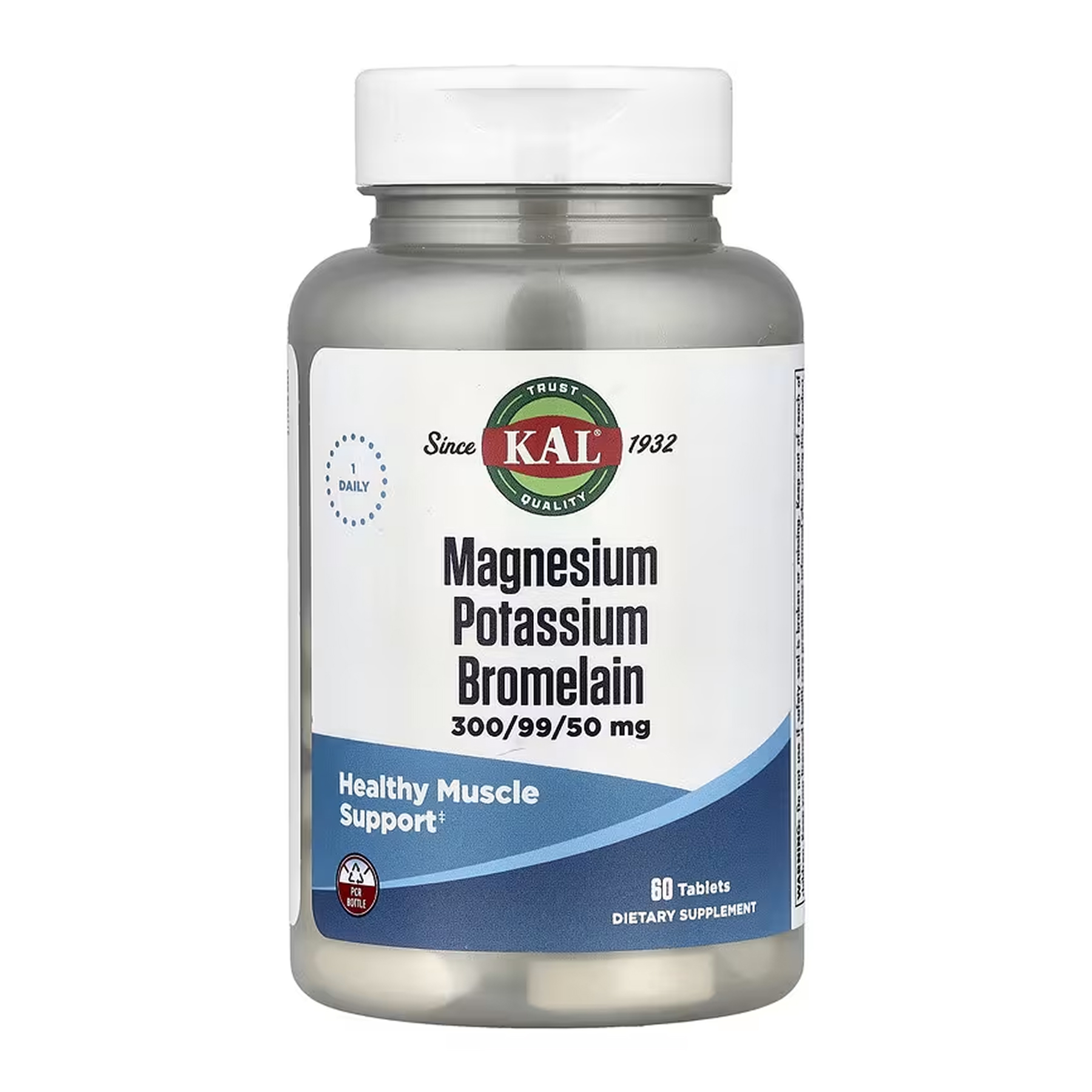 Magnesium Potassium Bromelain - 60 tabs фото1