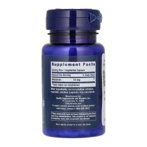 Melatonin 10 mg - 60 veg caps фото2