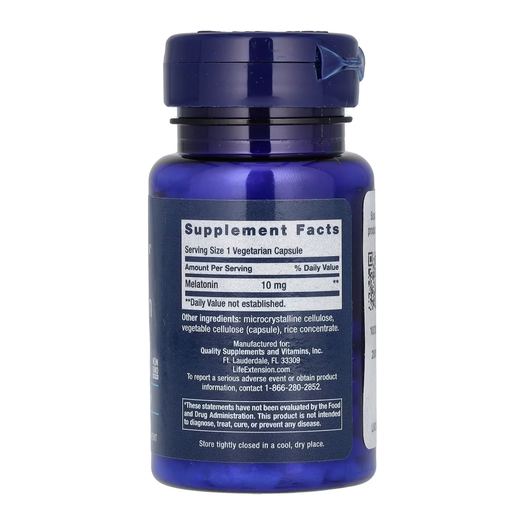 Melatonin 10 mg - 60 veg caps фото2