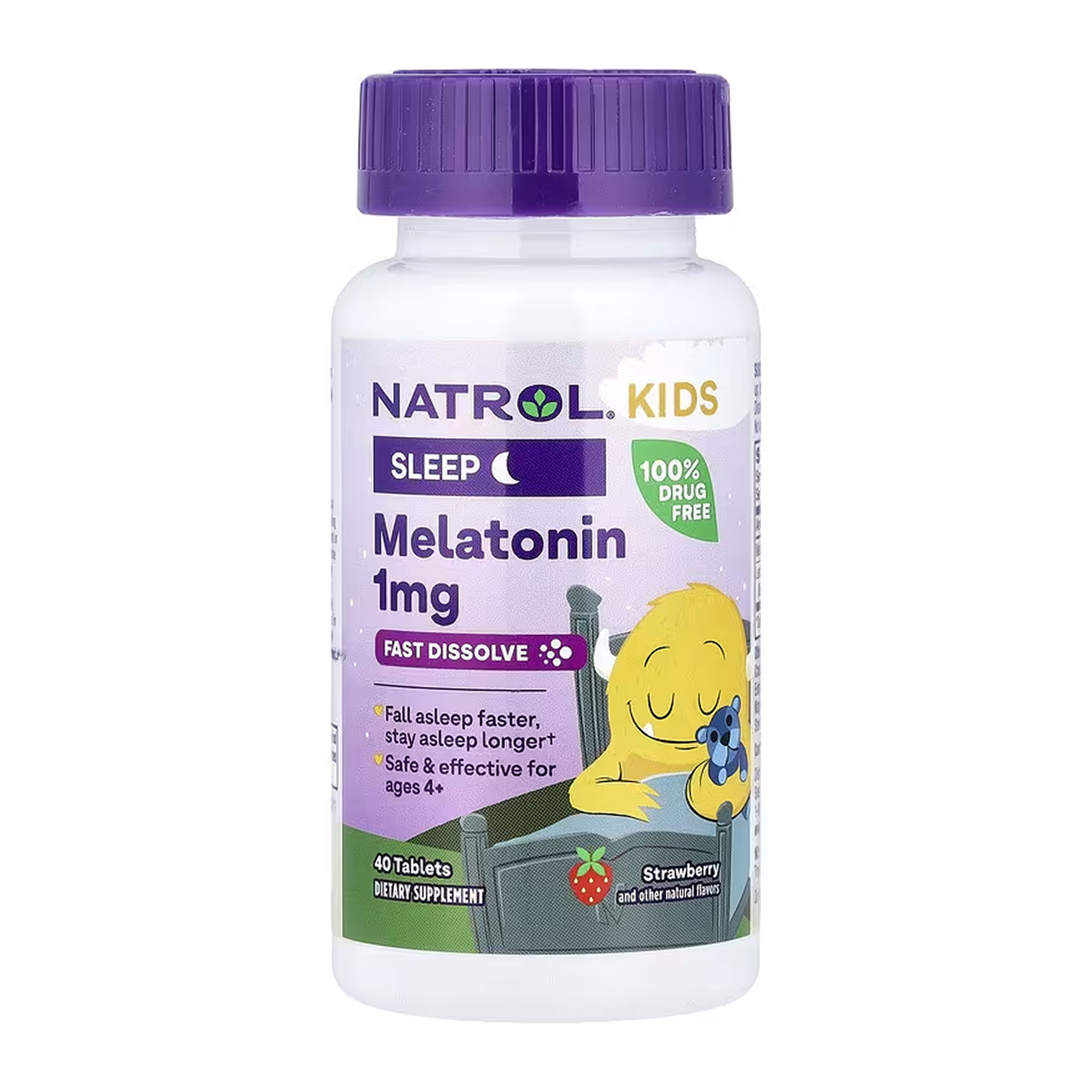 Kids Melatonin 1mg - 40 tabs фото3