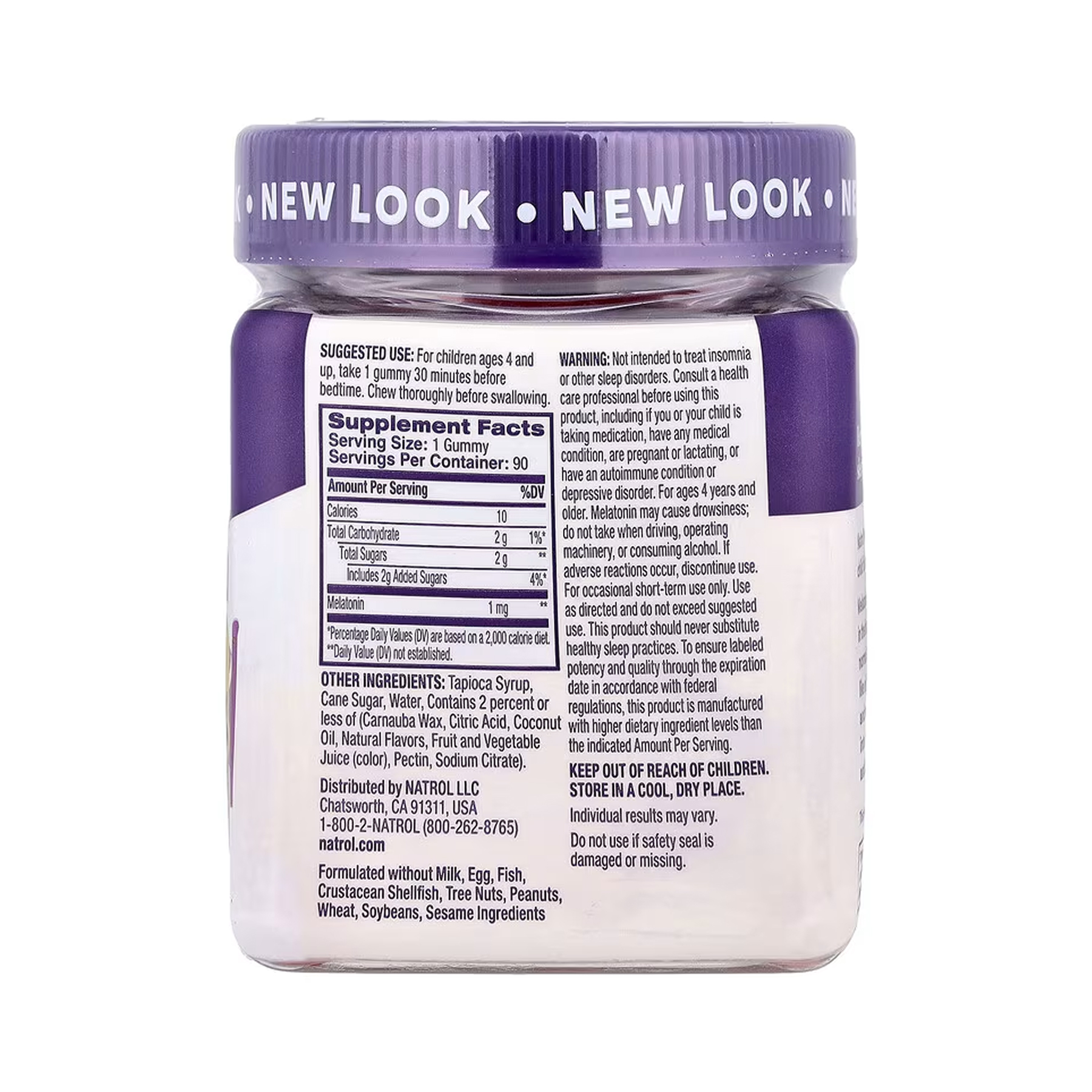 Kids Melatonin 1mg - 90 gummies фото2