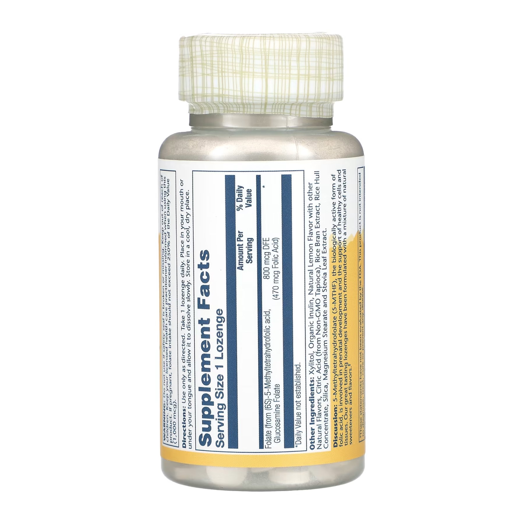 Methyl Folate 800mcg - 60 lozenges фото2