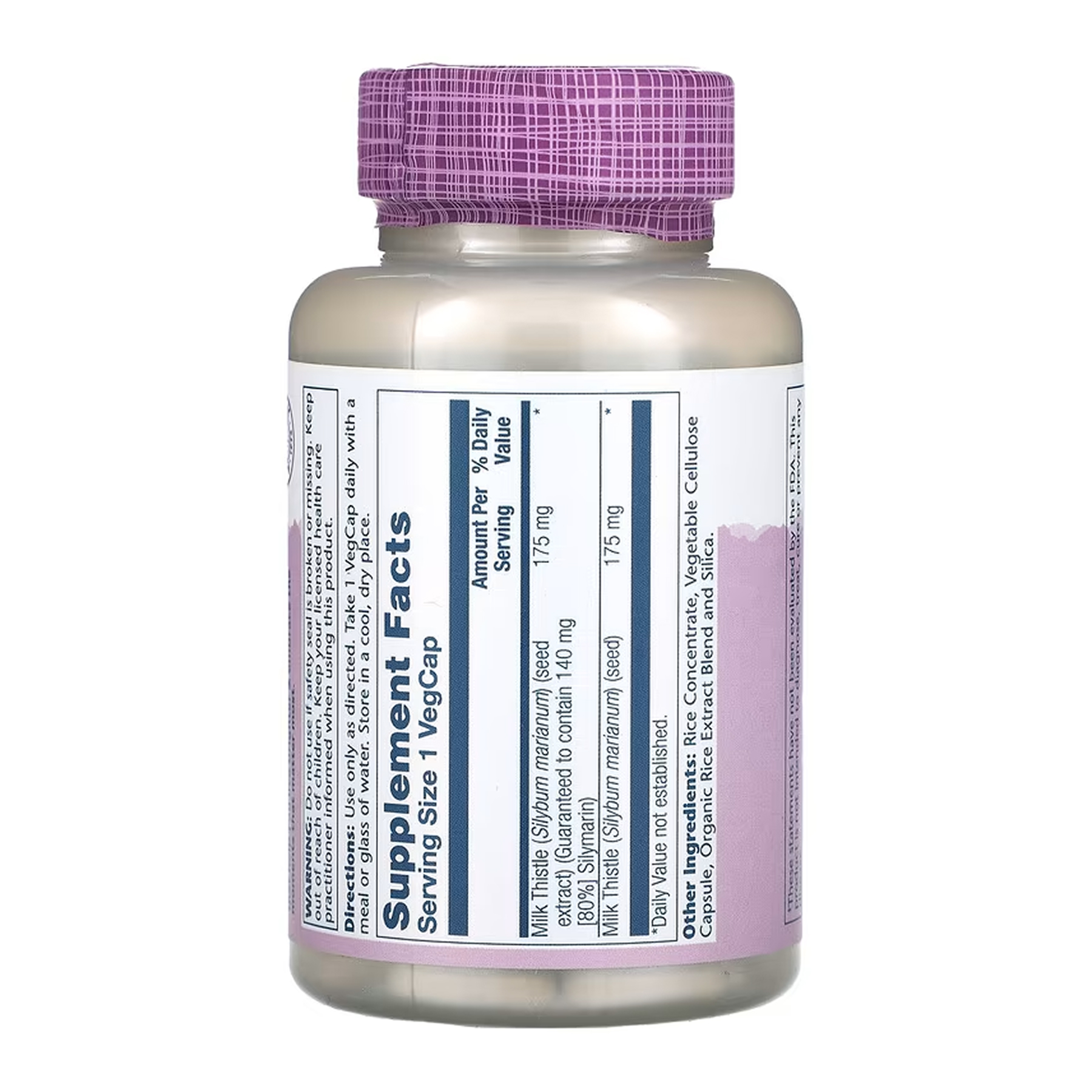 Milk Thistle Seed Extract 175mg - 120 vcaps фото2