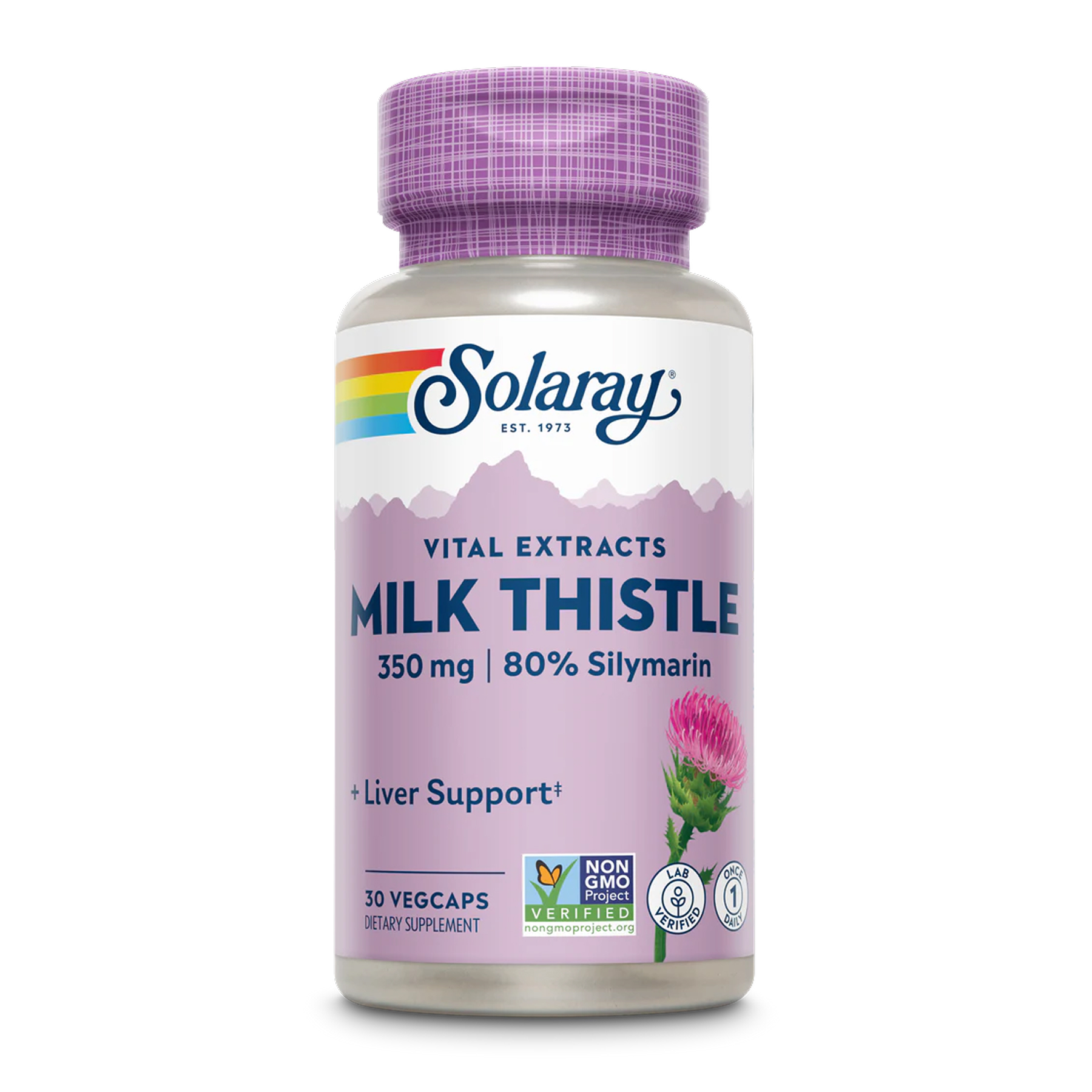 Milk Thistle Seed Extract One 350mg - 30 vcaps фото1