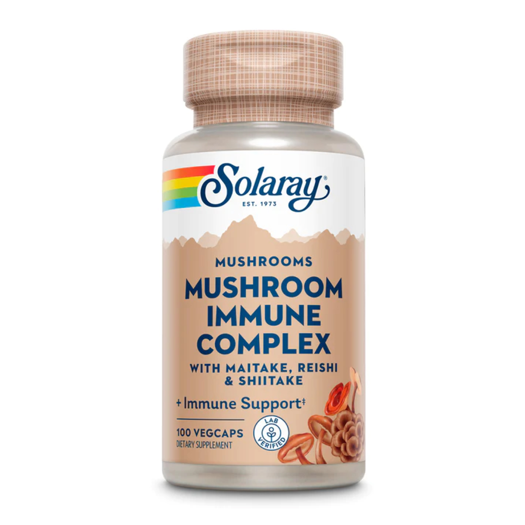 Mushroom Immune Complex 600mg - 100 vcaps фото1
