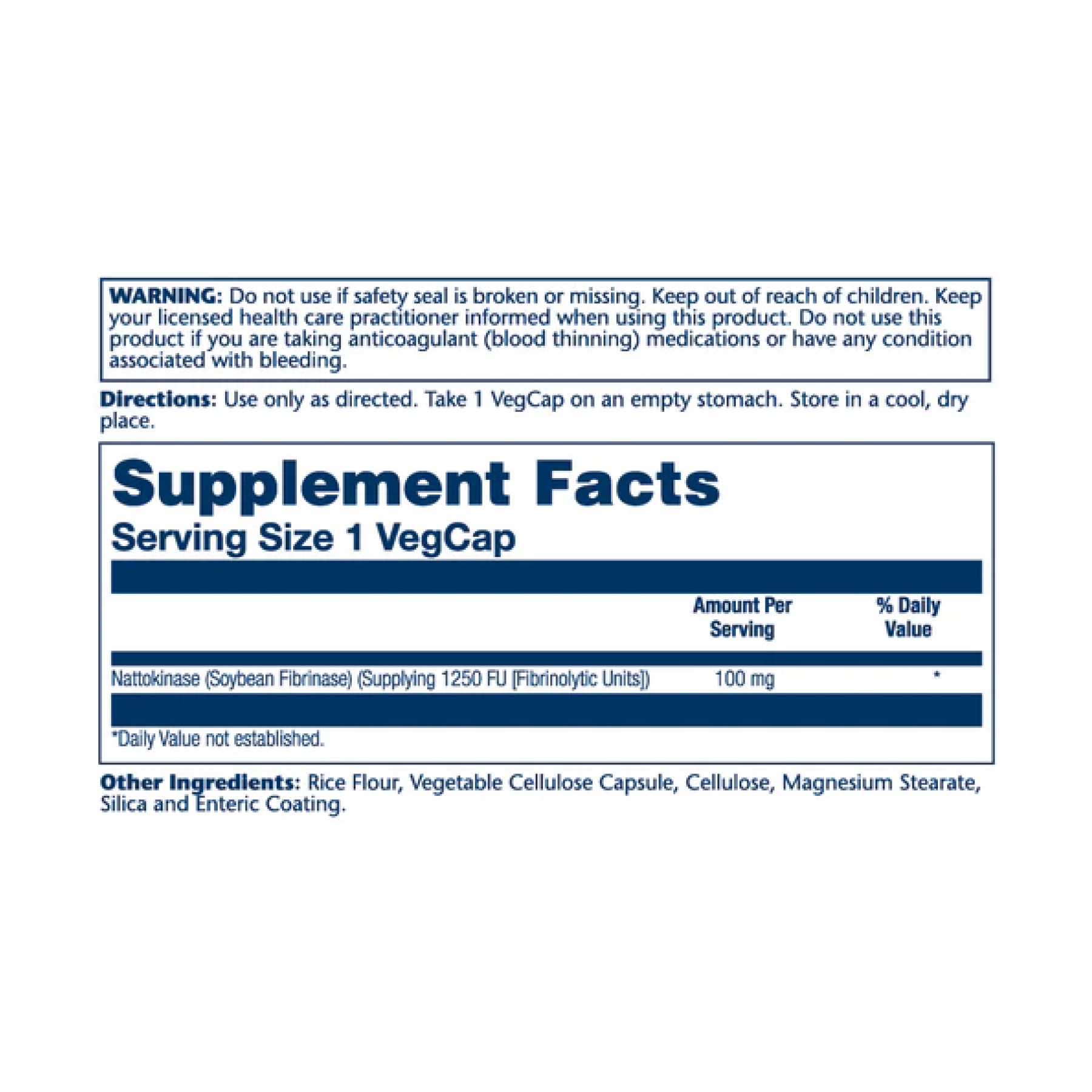 Nattokinase 100mg - 30 vcaps фото2