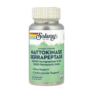Nattokinase & Serrapeptase - 30 vcaps фото1