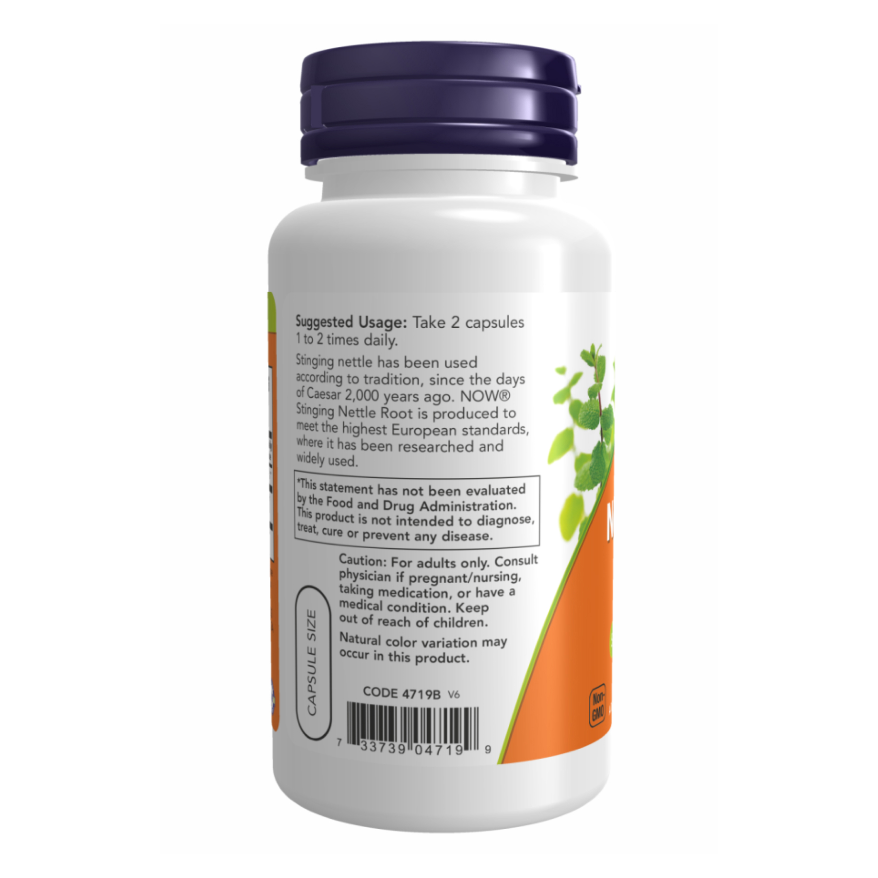 Nettle Root Extract 250mg - 90 vcaps фото3