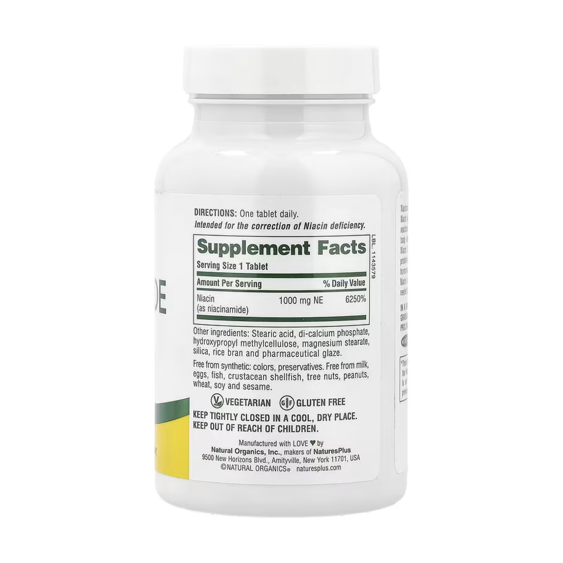 Niacinamide 1000mg - 90 tabs фото2