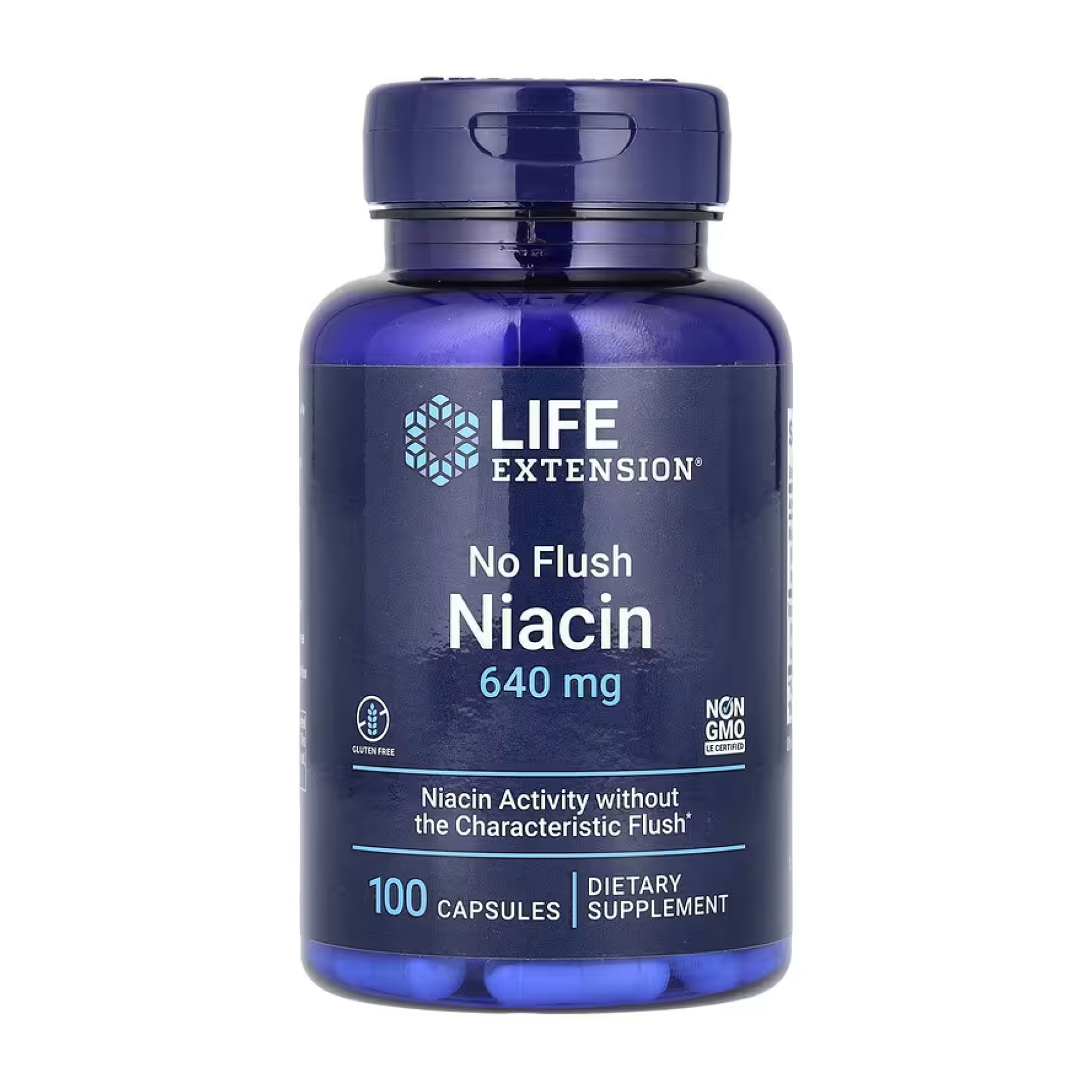 No Flush Niacin 640 mg - 100 caps фото1