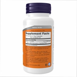 Acetyl L-Carnitine 500mg - 200 vcaps фото2