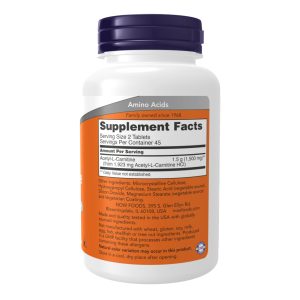 Acetyl L-Carnitine 750mg - 90 tabs фото2