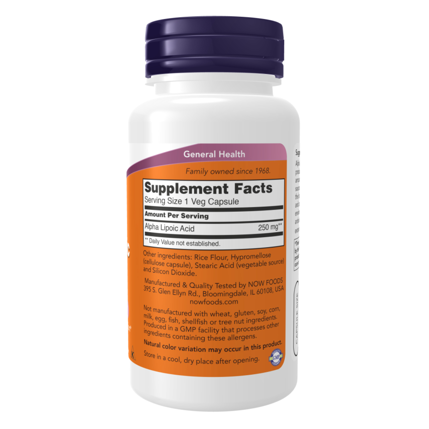 Alpha Lipoic Acid 250mg - 120 vcaps фото2