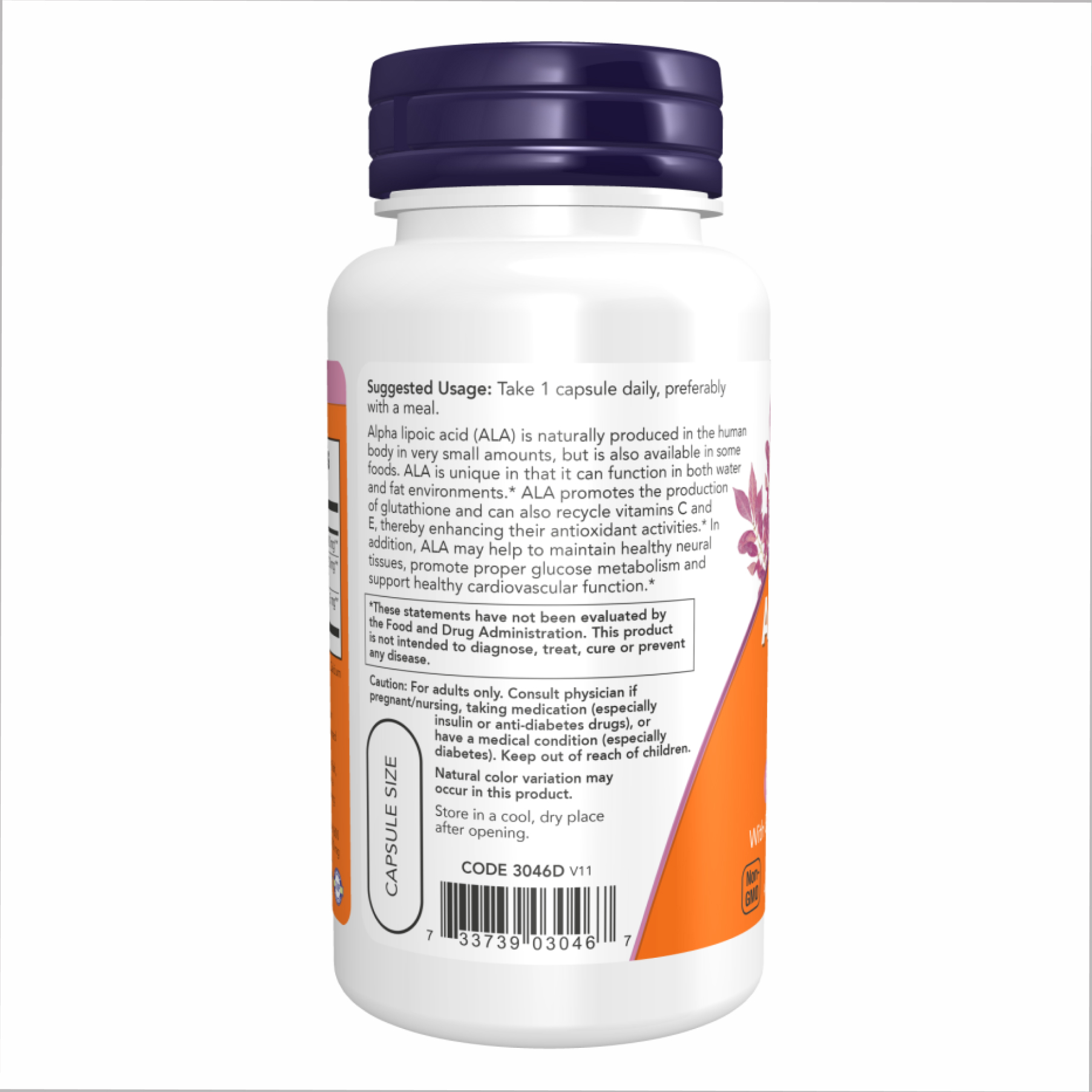 Alpha Lipoic Acid 600mg - 60 vcaps фото3