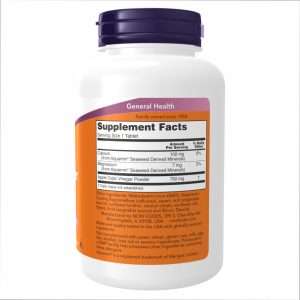 Apple Cider Vinegar 750 mg - 180 tabs фото2