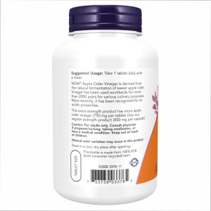 Apple Cider Vinegar 750 mg - 180 tabs фото3