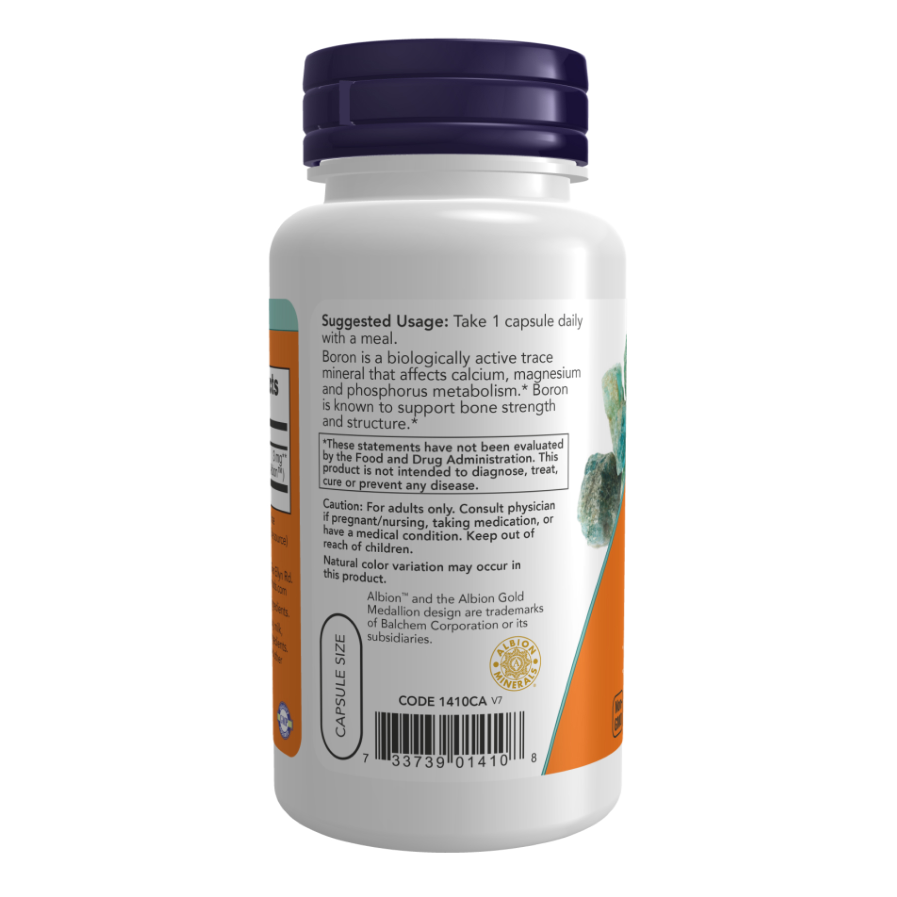 Boron 3 mg - 250 vcaps фото3