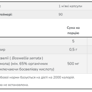Boswellia Extract 500 mg - 90 sgels фото2
