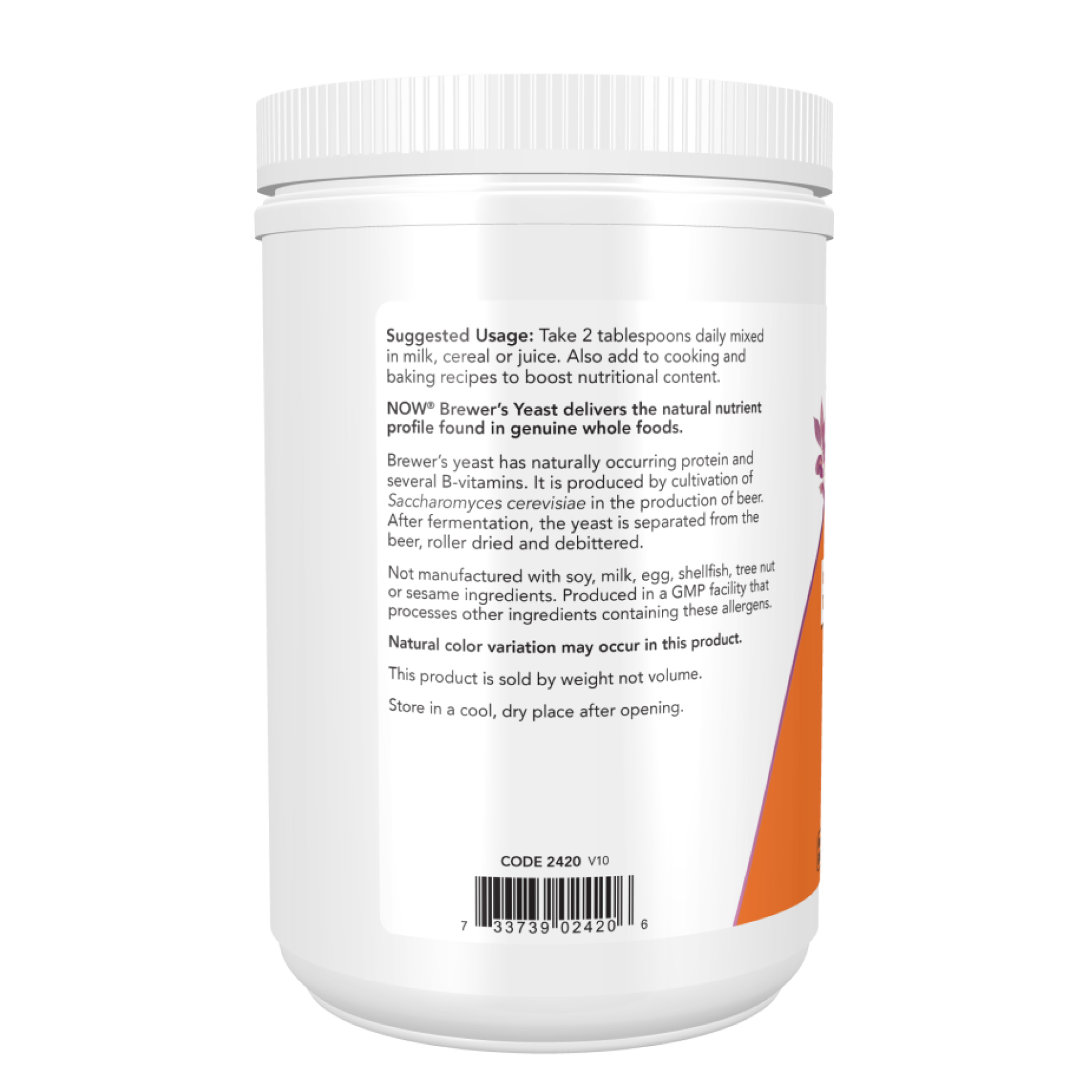 Brewer's Yeast Powder - 454g фото3