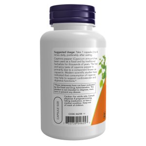 Cayenne 500mg - 250 vcaps фото3
