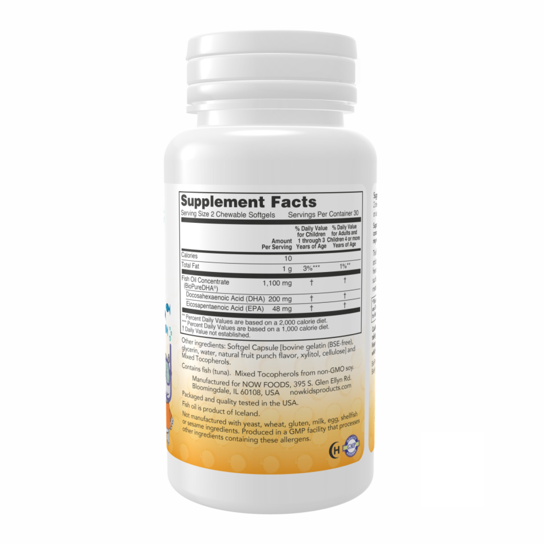 DHA 100mg Chewable - 60 sgels фото2