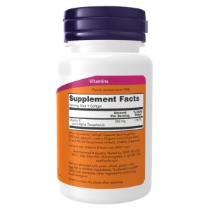 E-400 Mixed Tocopherols - 100 sgels фото2