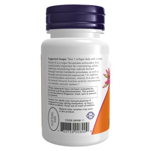 E-400 Mixed Tocopherols - 100 sgels фото3