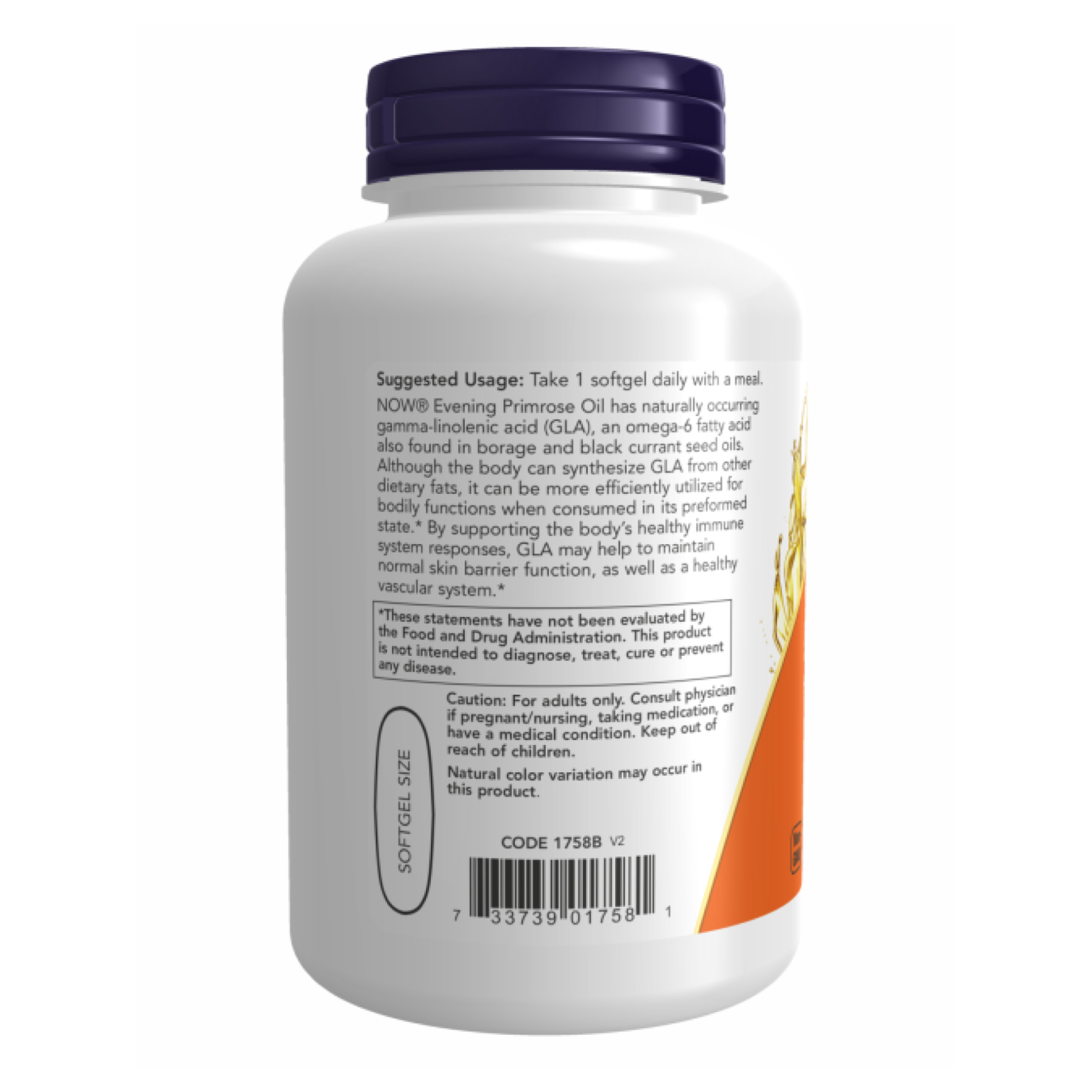 Evening Prim Oil Org 1000mg - 90 vgels фото3