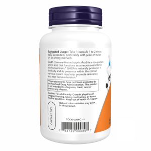 GABA 750 mg - 200 vcaps фото3