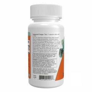 Iron 18mg Ferrochel - 120 vcaps фото3