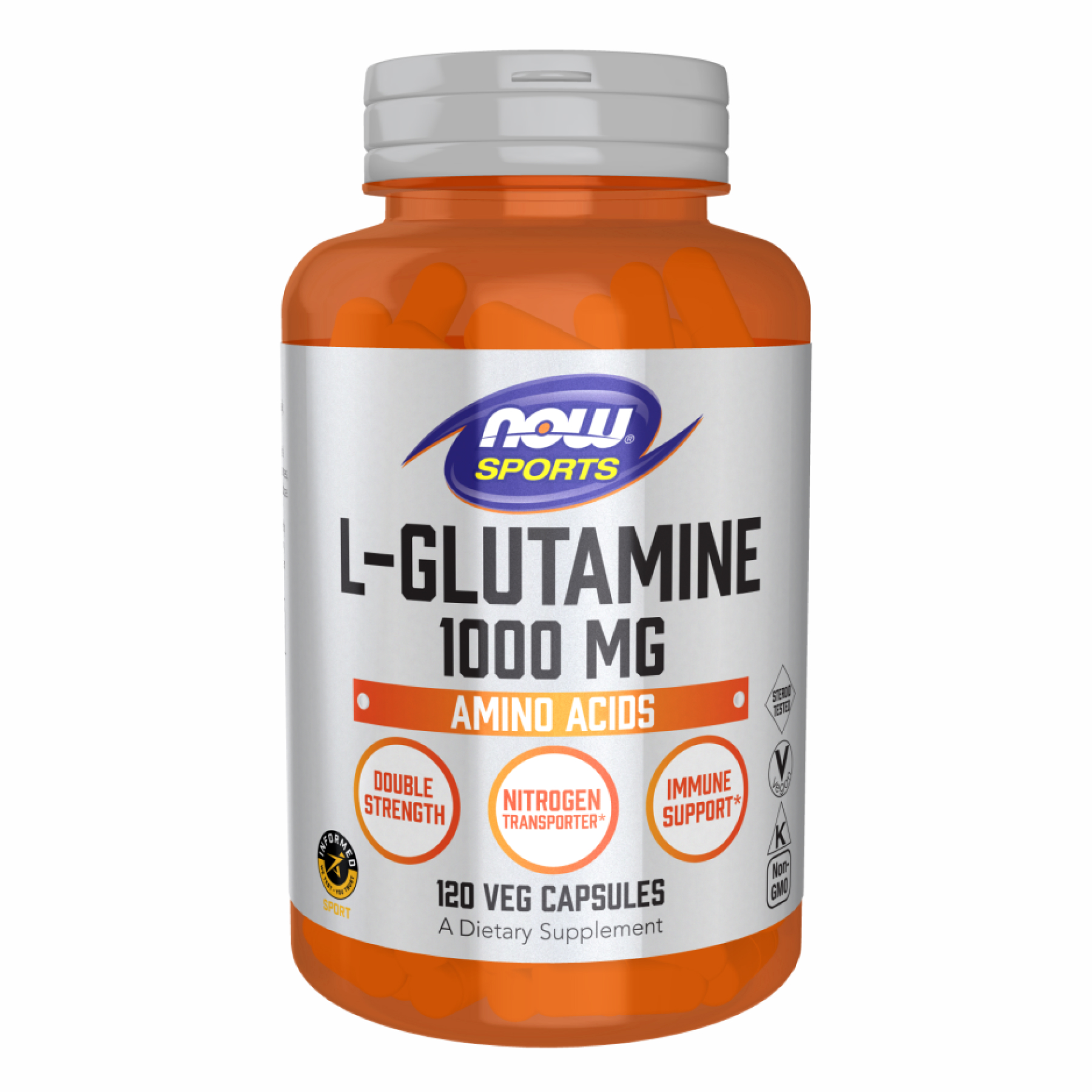 L-Glutamine 1000mg - 120 vcaps фото1