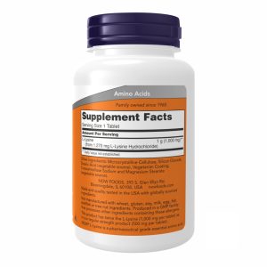L-Lysine 1000mg - 250 tabs фото2