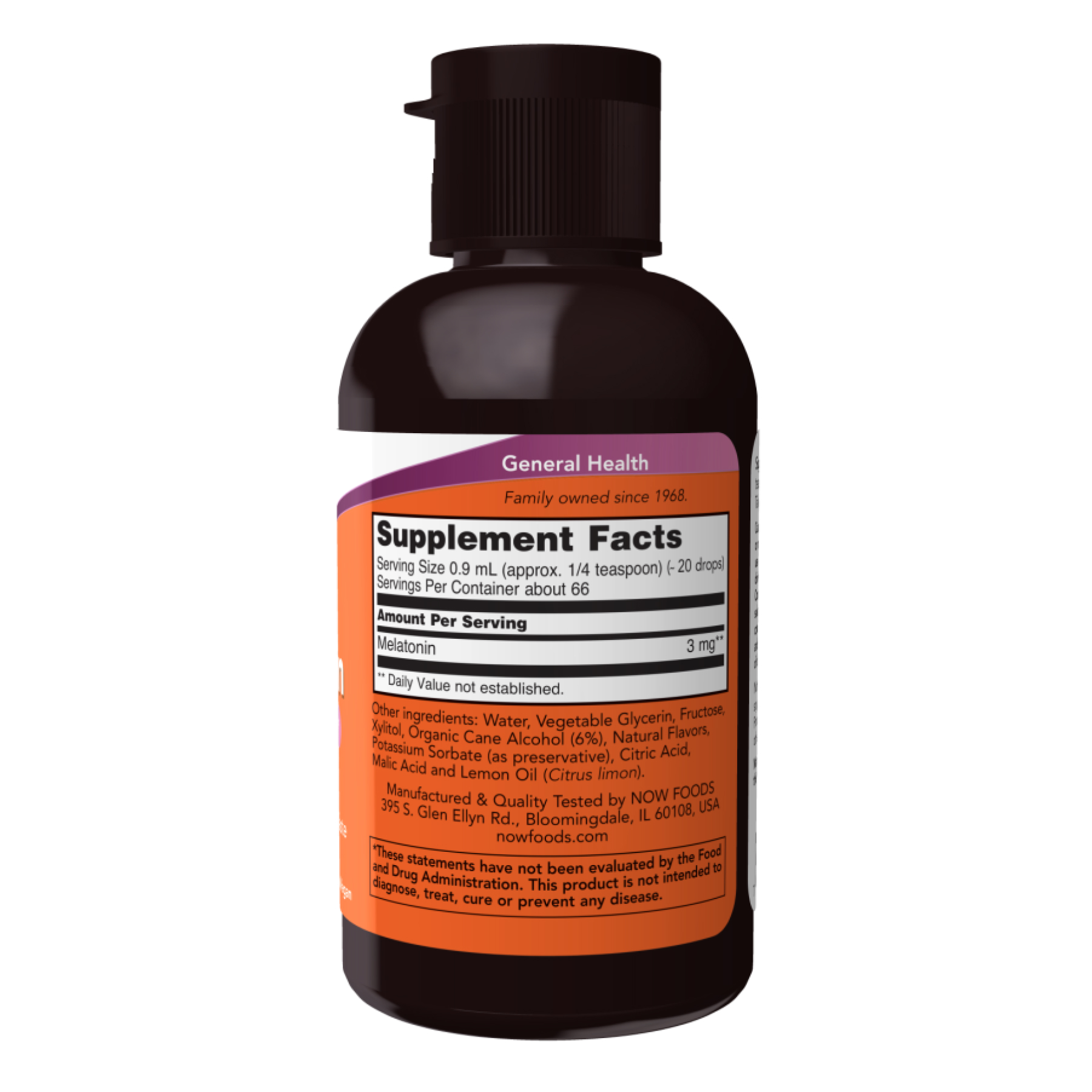 Liquid Melatonin - 59 ml фото2