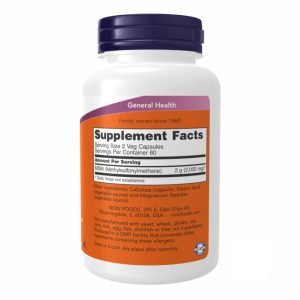 M.S.M 1000mg - 120 vcaps фото2