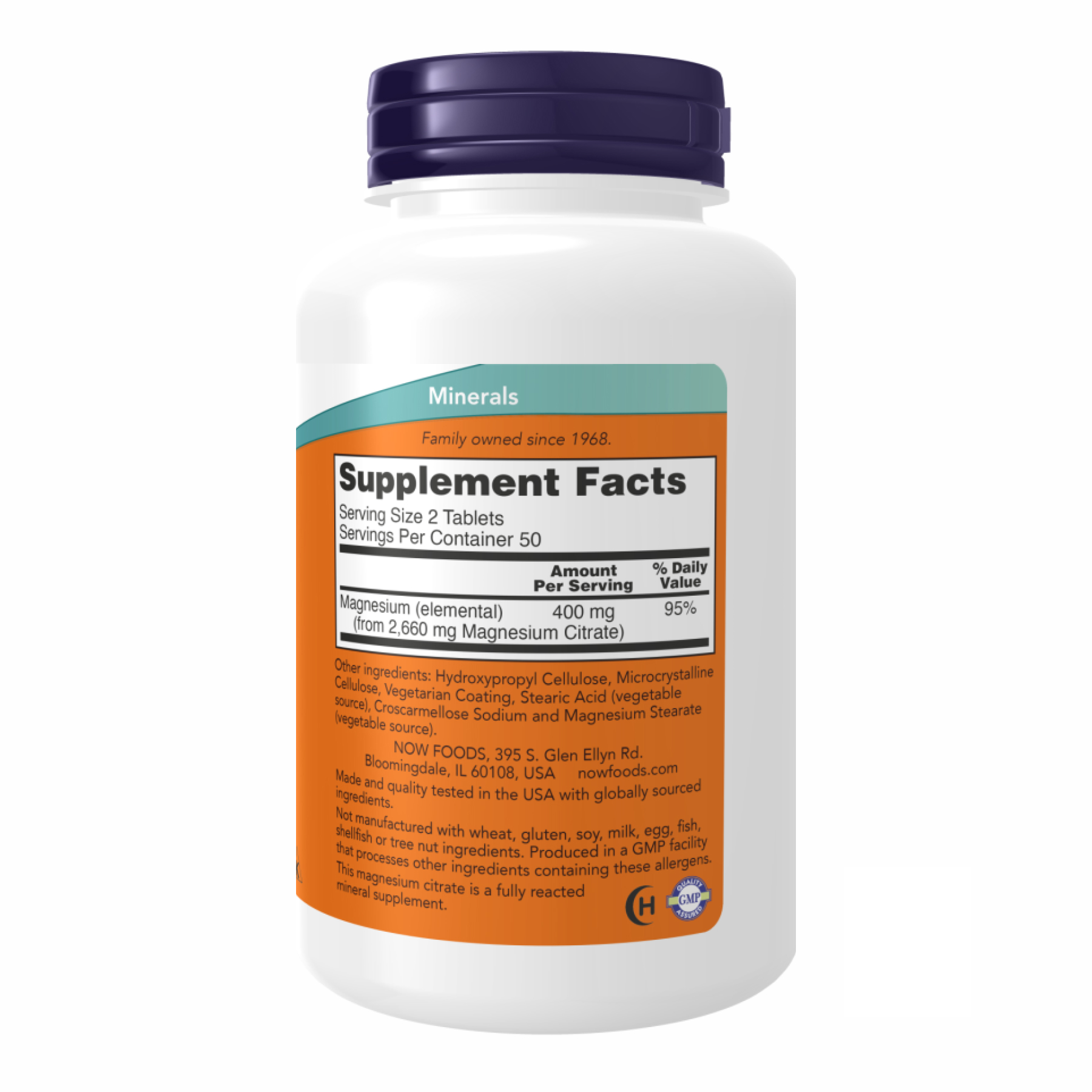 Magnesium Citrate 200mg - 100 tabs фото2