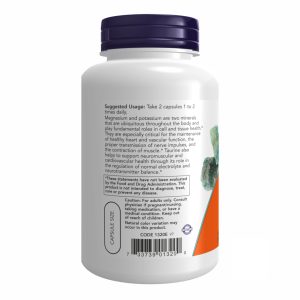 Magnesium & Potassium Aspartate - 120 vcaps фото3