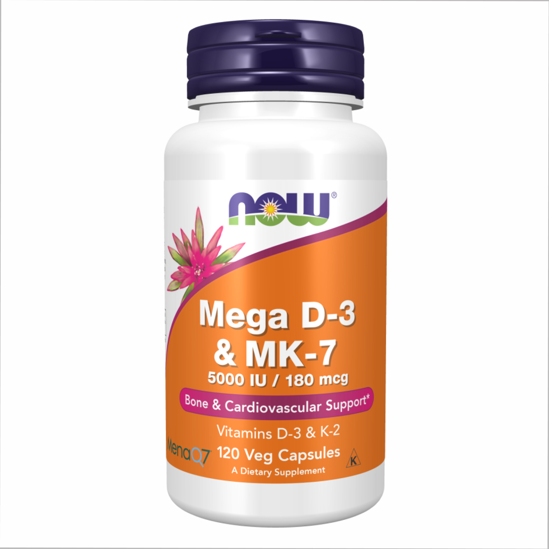 MEGA D-3 & MK-7 - 120 vcaps фото1
