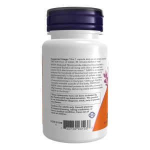 NADH 10mg With 200mg Ribose - 60 vcaps фото3